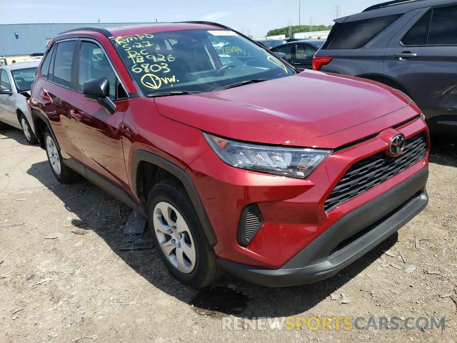 1 Photograph of a damaged car 2T3F1RFV9LC076803 TOYOTA RAV4 2020