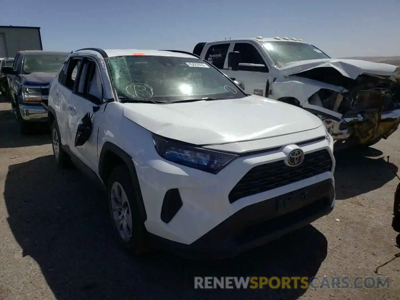 1 Photograph of a damaged car 2T3F1RFV9LC084545 TOYOTA RAV4 2020