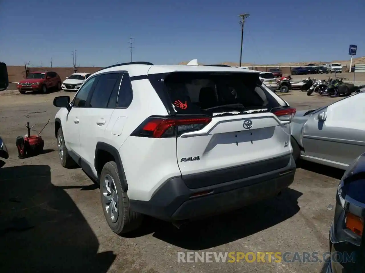 3 Photograph of a damaged car 2T3F1RFV9LC084545 TOYOTA RAV4 2020