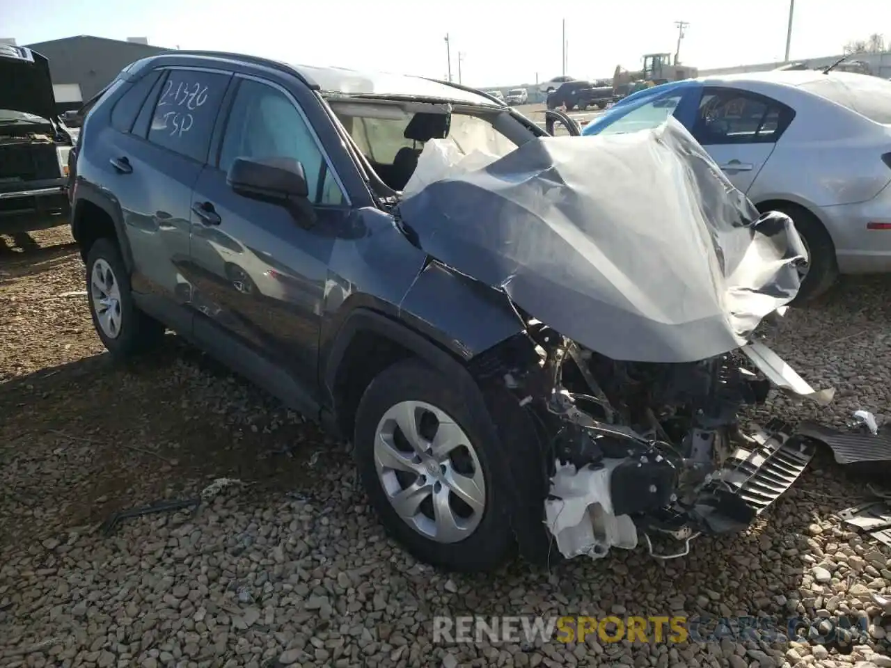 1 Photograph of a damaged car 2T3F1RFV9LC087817 TOYOTA RAV4 2020