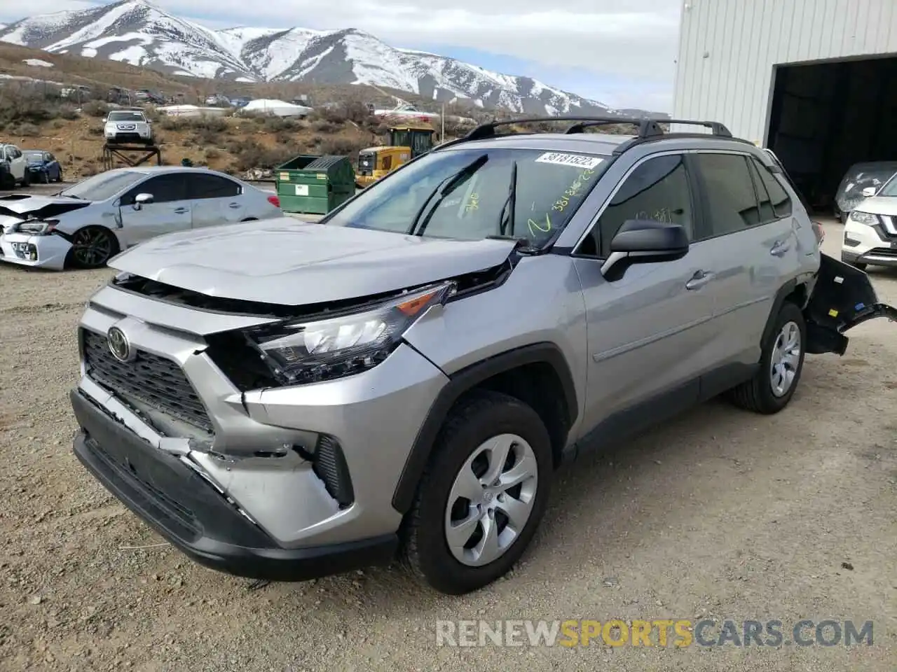 2 Photograph of a damaged car 2T3F1RFV9LC094704 TOYOTA RAV4 2020