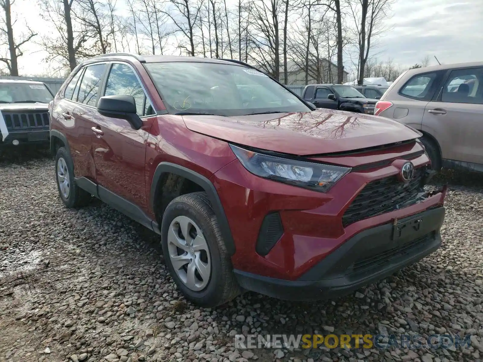 1 Photograph of a damaged car 2T3F1RFV9LC098512 TOYOTA RAV4 2020