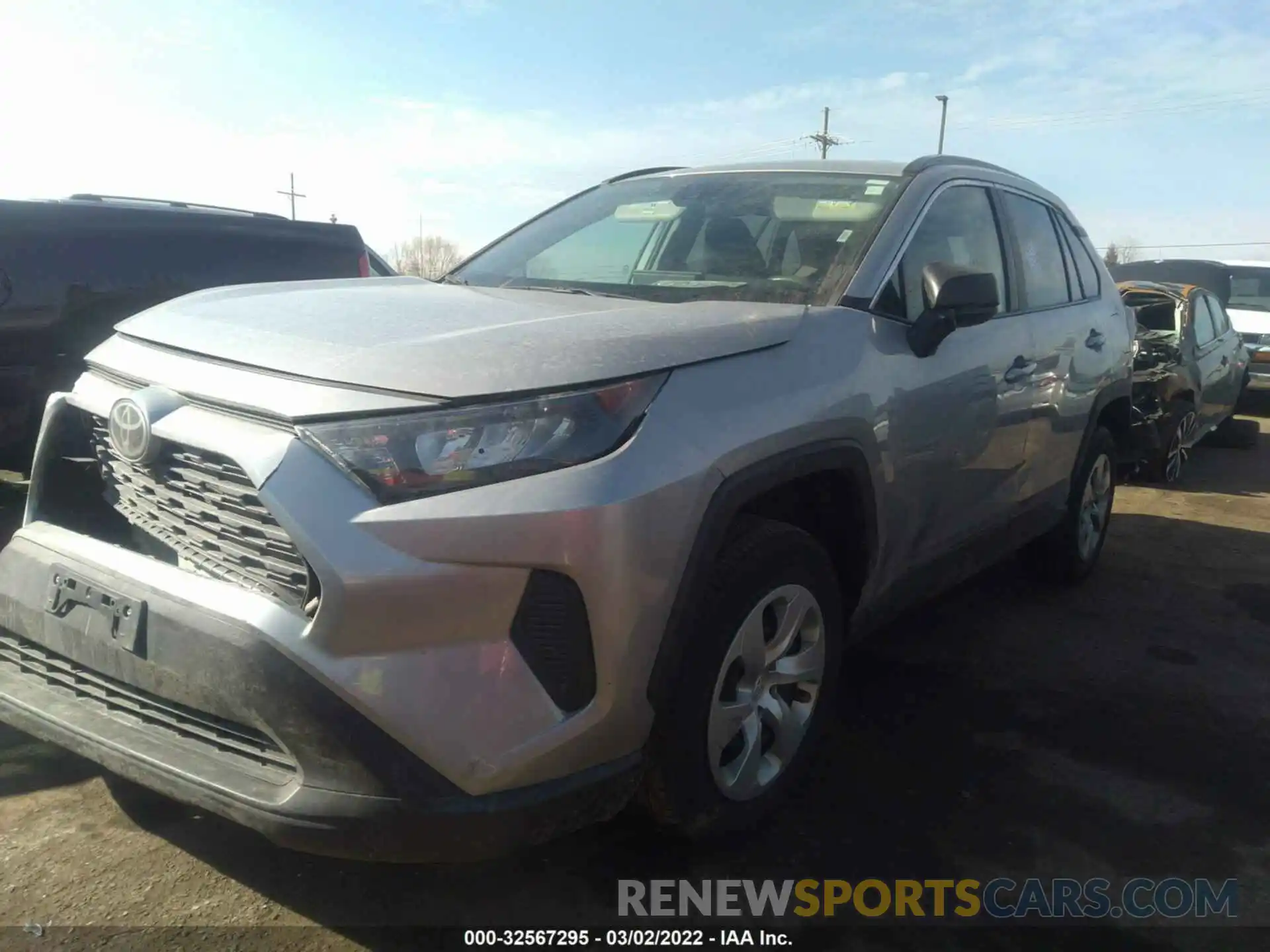 2 Photograph of a damaged car 2T3F1RFV9LC100310 TOYOTA RAV4 2020