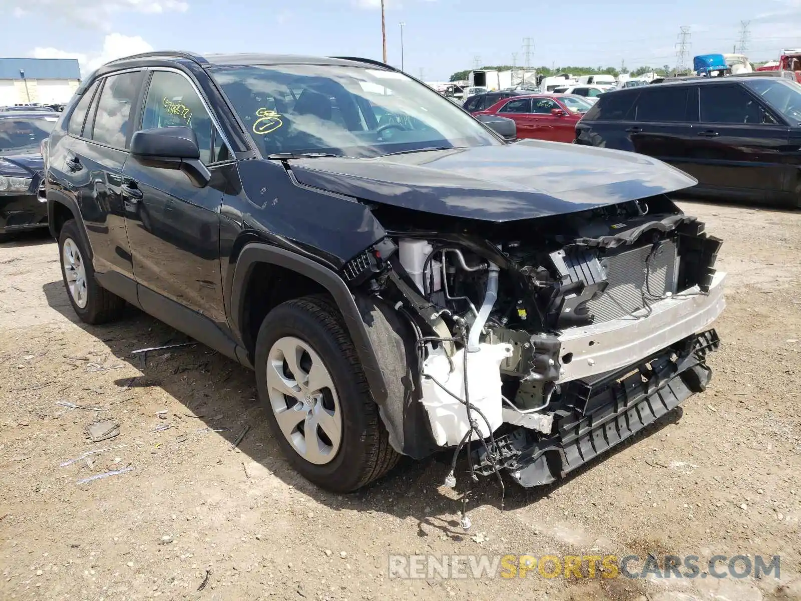 1 Photograph of a damaged car 2T3F1RFV9LC116491 TOYOTA RAV4 2020