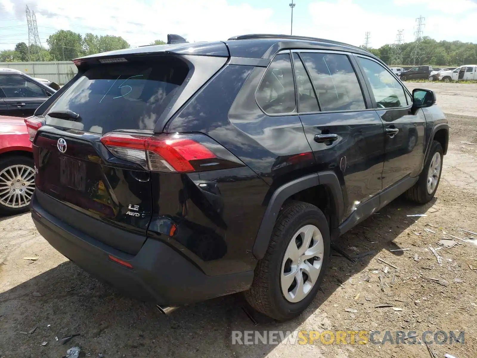 4 Photograph of a damaged car 2T3F1RFV9LC116491 TOYOTA RAV4 2020