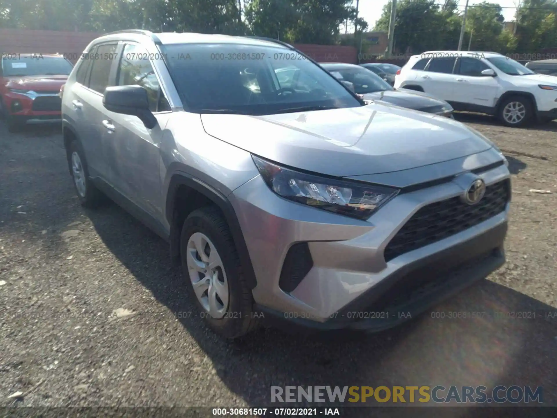 1 Photograph of a damaged car 2T3F1RFV9LC123795 TOYOTA RAV4 2020