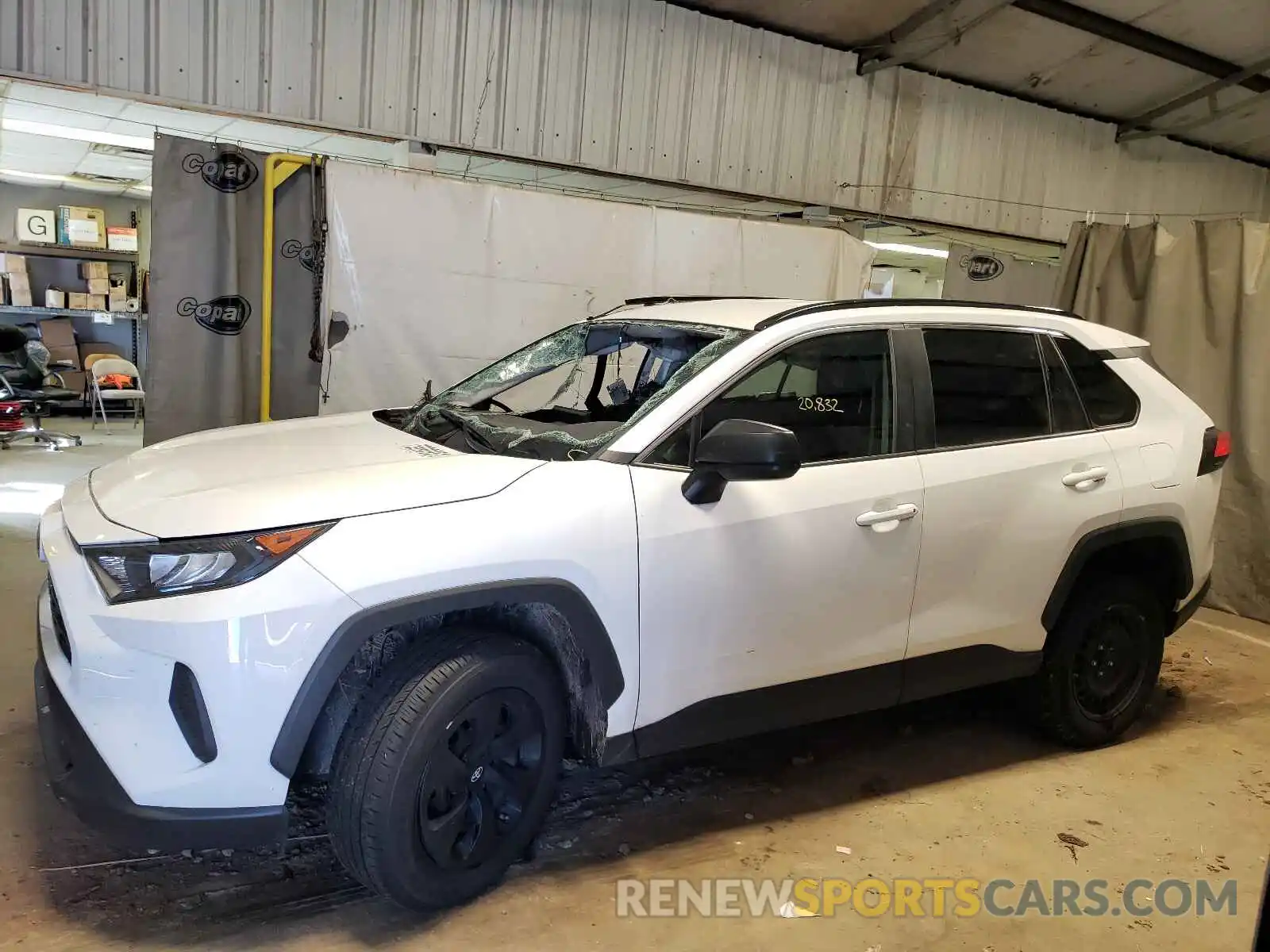 10 Photograph of a damaged car 2T3F1RFV9LC129323 TOYOTA RAV4 2020