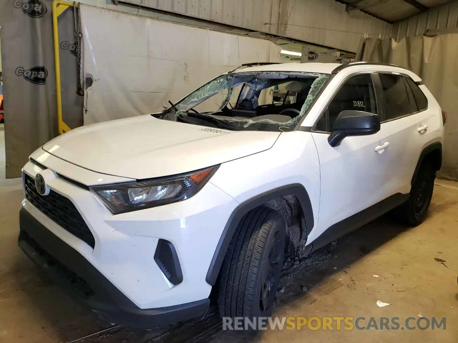 2 Photograph of a damaged car 2T3F1RFV9LC129323 TOYOTA RAV4 2020