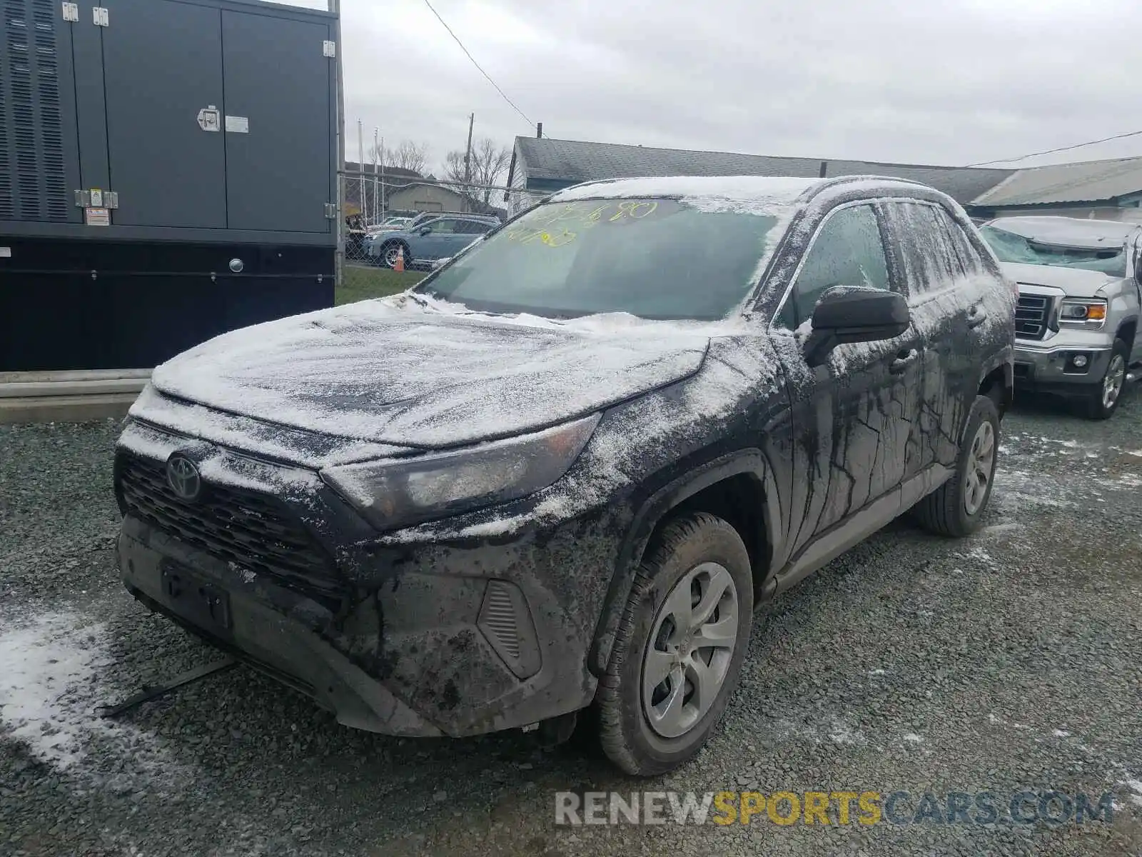 2 Photograph of a damaged car 2T3F1RFV9LC129614 TOYOTA RAV4 2020