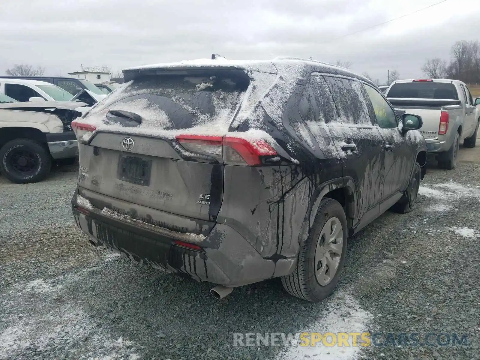 4 Photograph of a damaged car 2T3F1RFV9LC129614 TOYOTA RAV4 2020