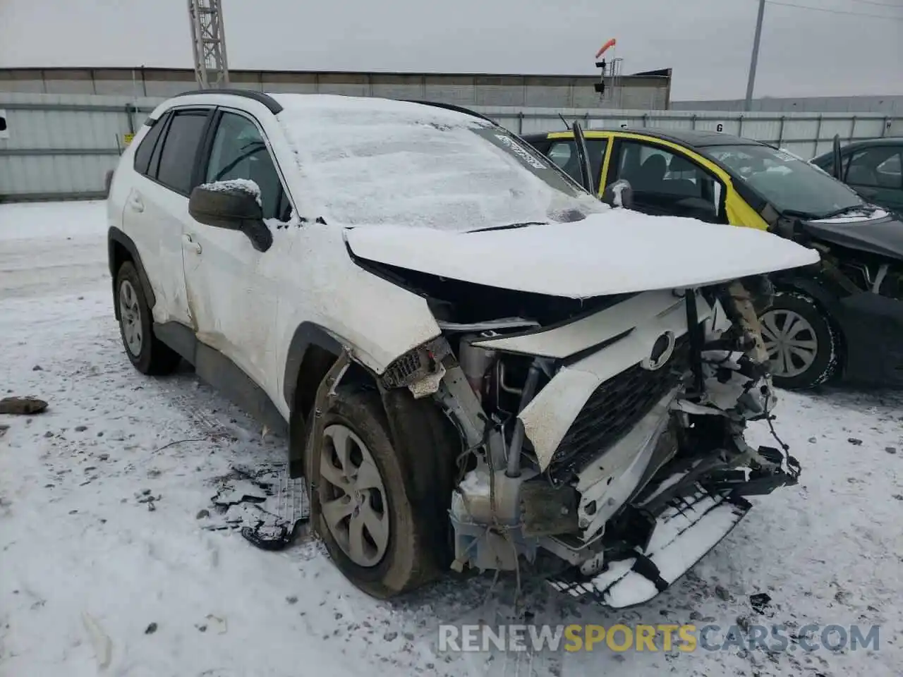 1 Photograph of a damaged car 2T3F1RFV9LC131363 TOYOTA RAV4 2020