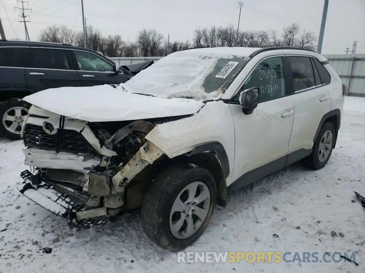 2 Photograph of a damaged car 2T3F1RFV9LC131363 TOYOTA RAV4 2020