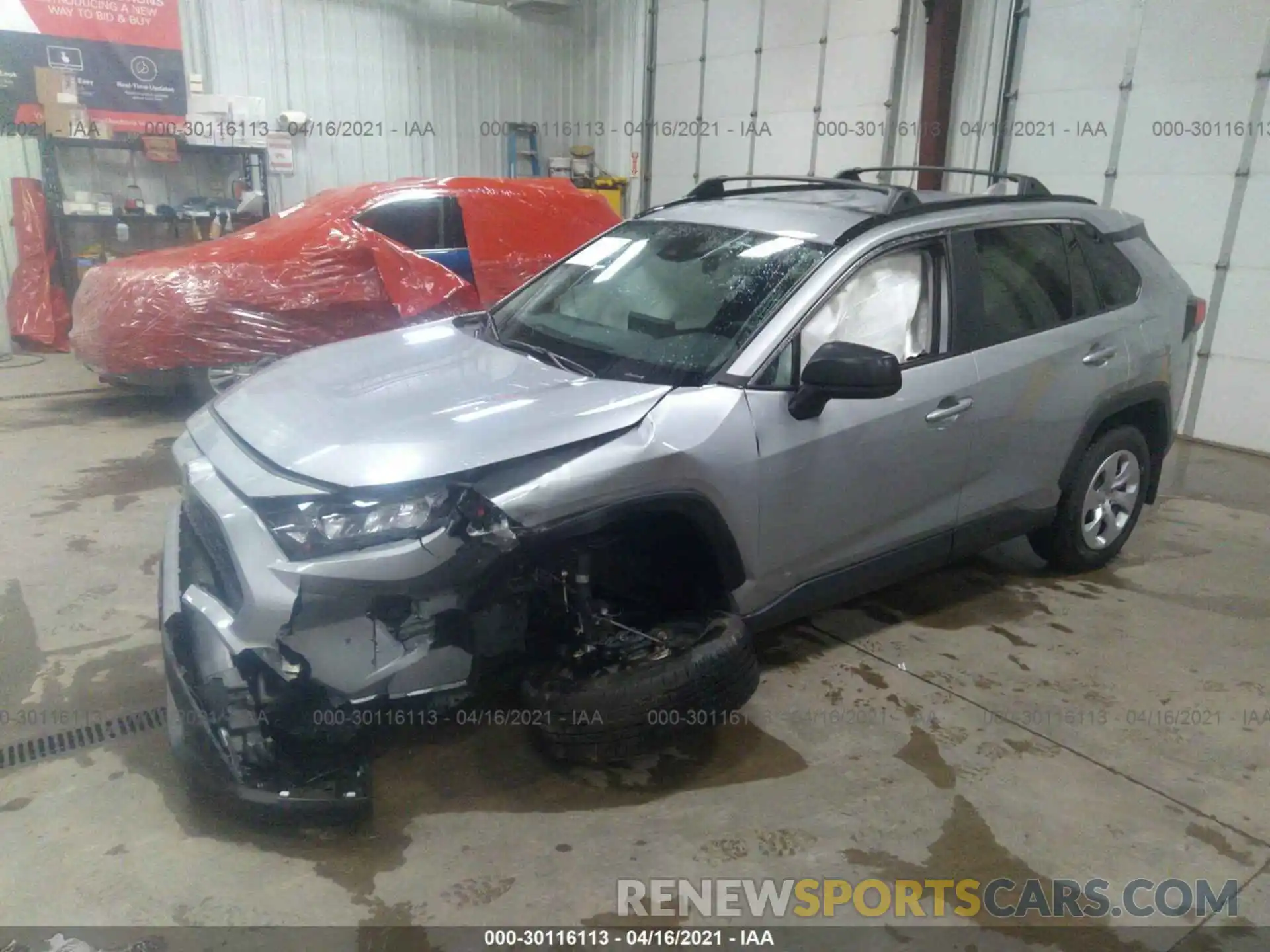 2 Photograph of a damaged car 2T3F1RFV9LW089095 TOYOTA RAV4 2020