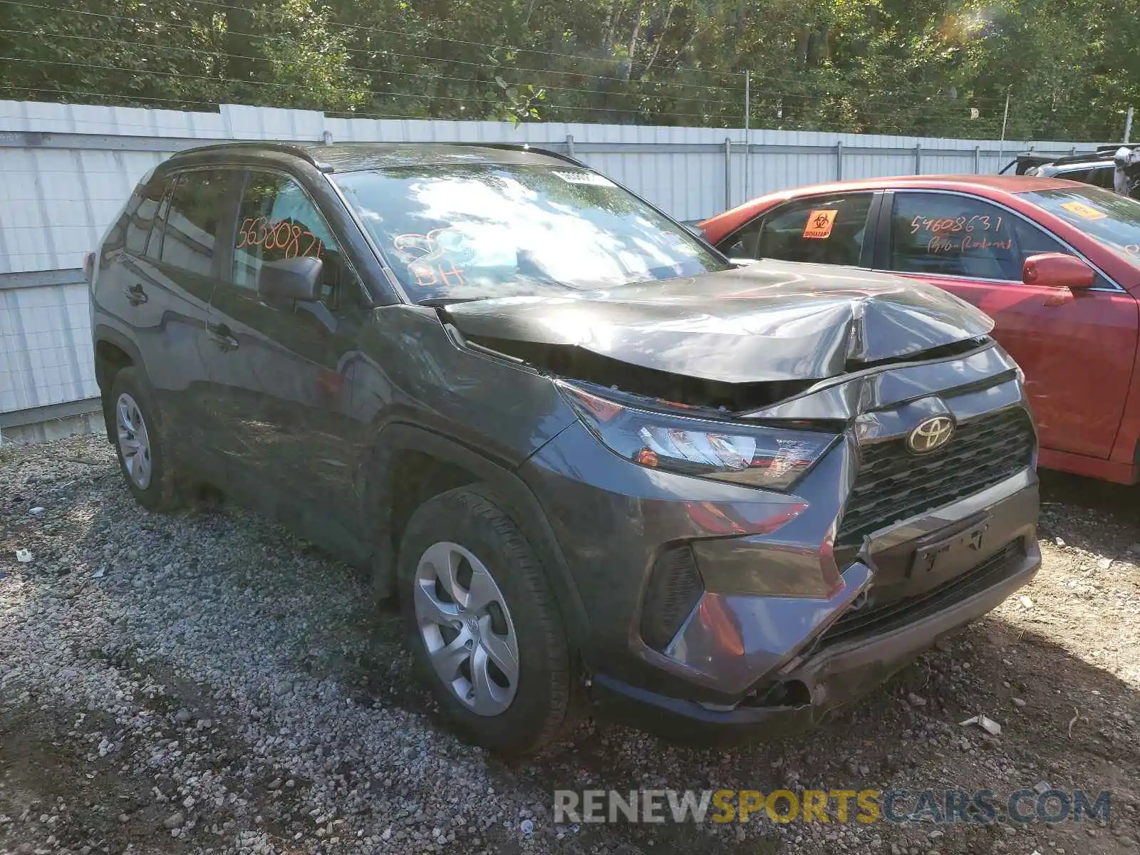 1 Photograph of a damaged car 2T3F1RFV9LW114089 TOYOTA RAV4 2020