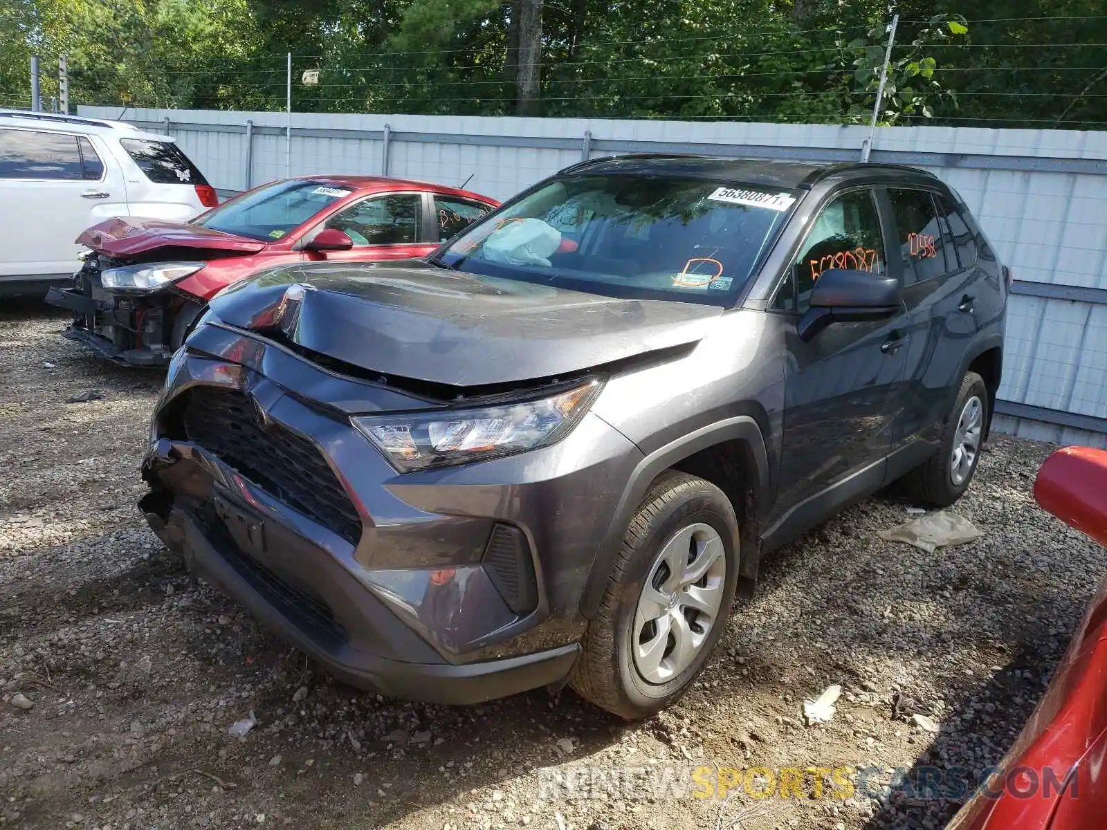 2 Photograph of a damaged car 2T3F1RFV9LW114089 TOYOTA RAV4 2020