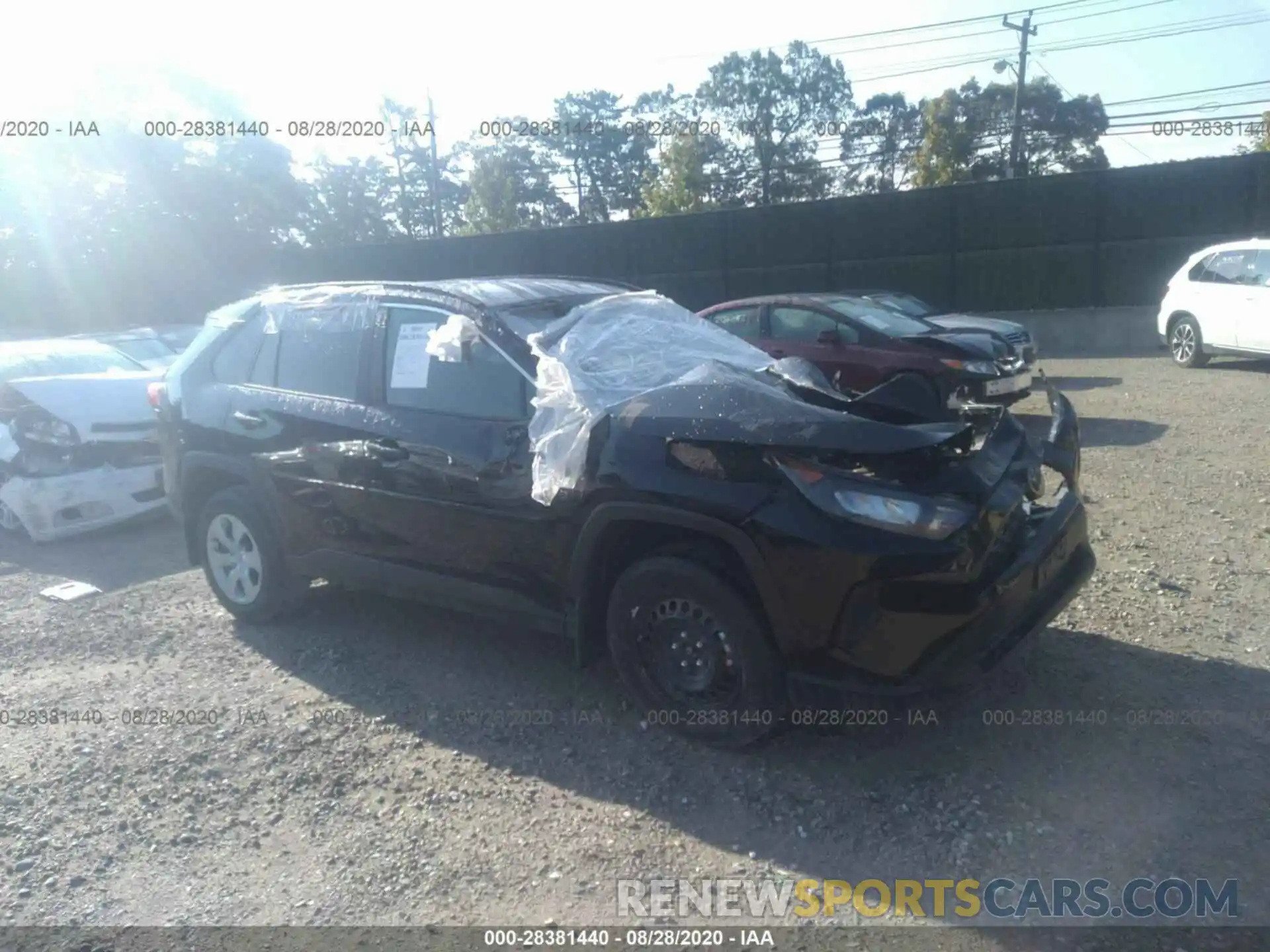 1 Photograph of a damaged car 2T3F1RFV9LW125366 TOYOTA RAV4 2020