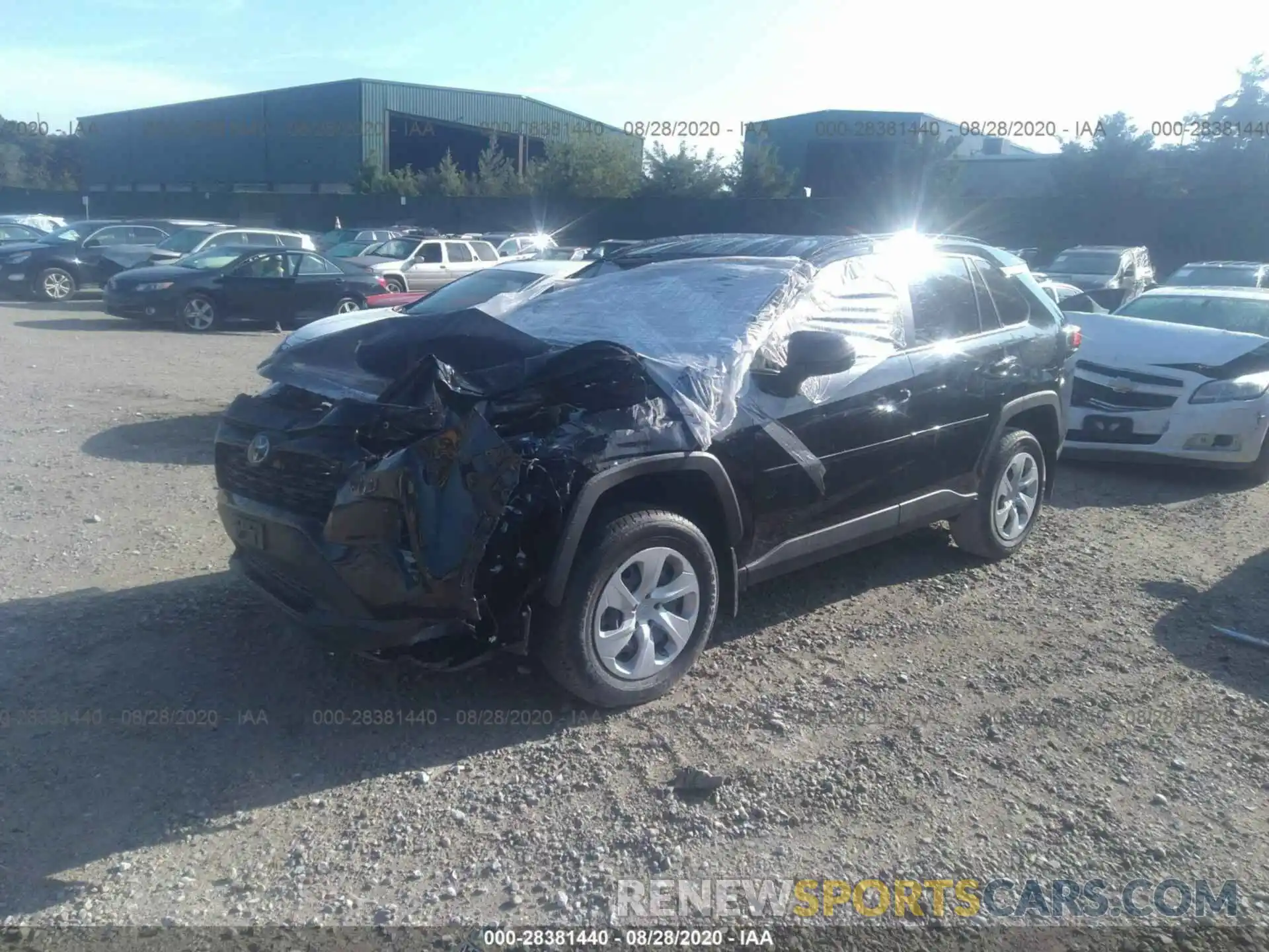 2 Photograph of a damaged car 2T3F1RFV9LW125366 TOYOTA RAV4 2020