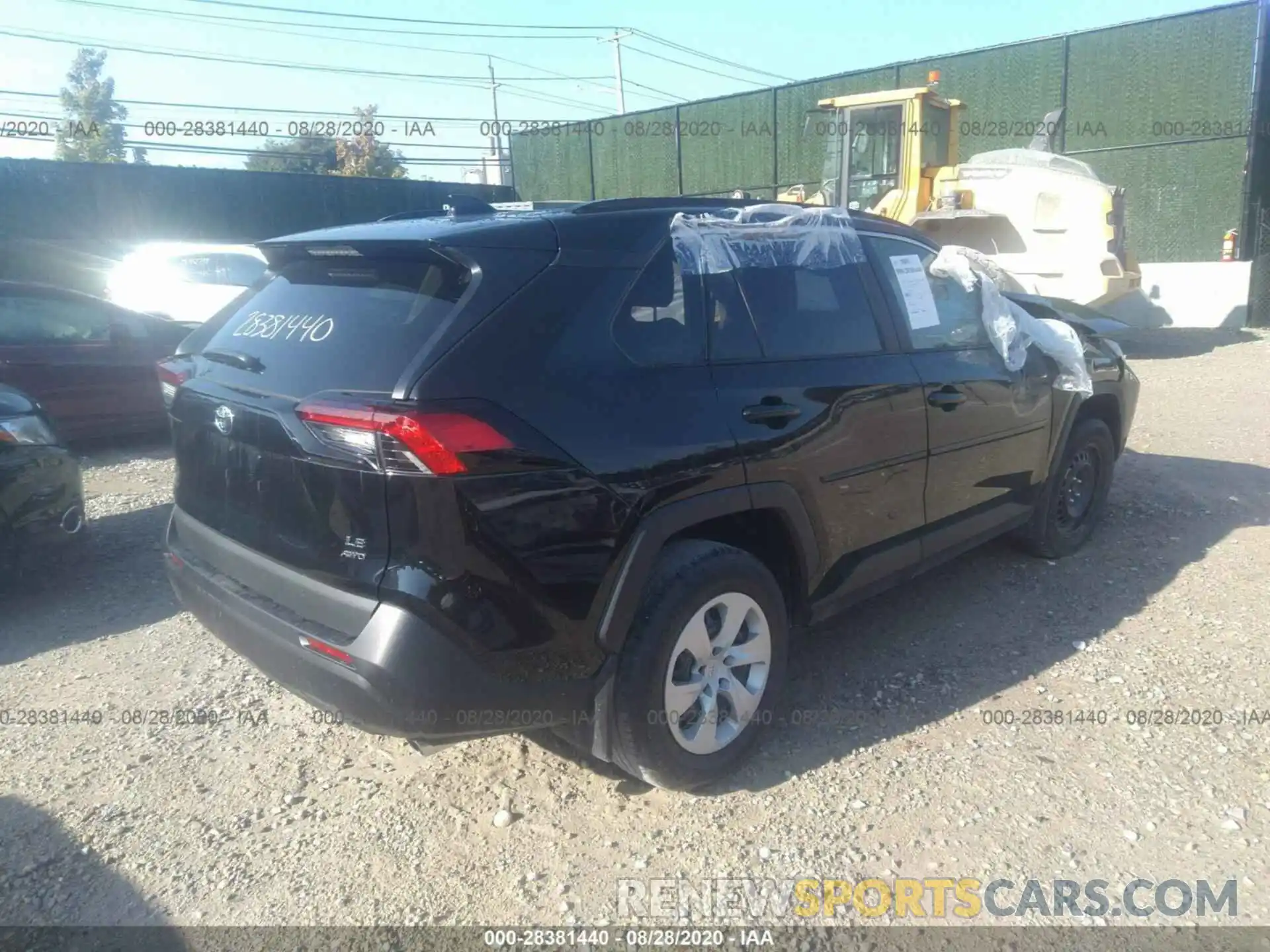 4 Photograph of a damaged car 2T3F1RFV9LW125366 TOYOTA RAV4 2020