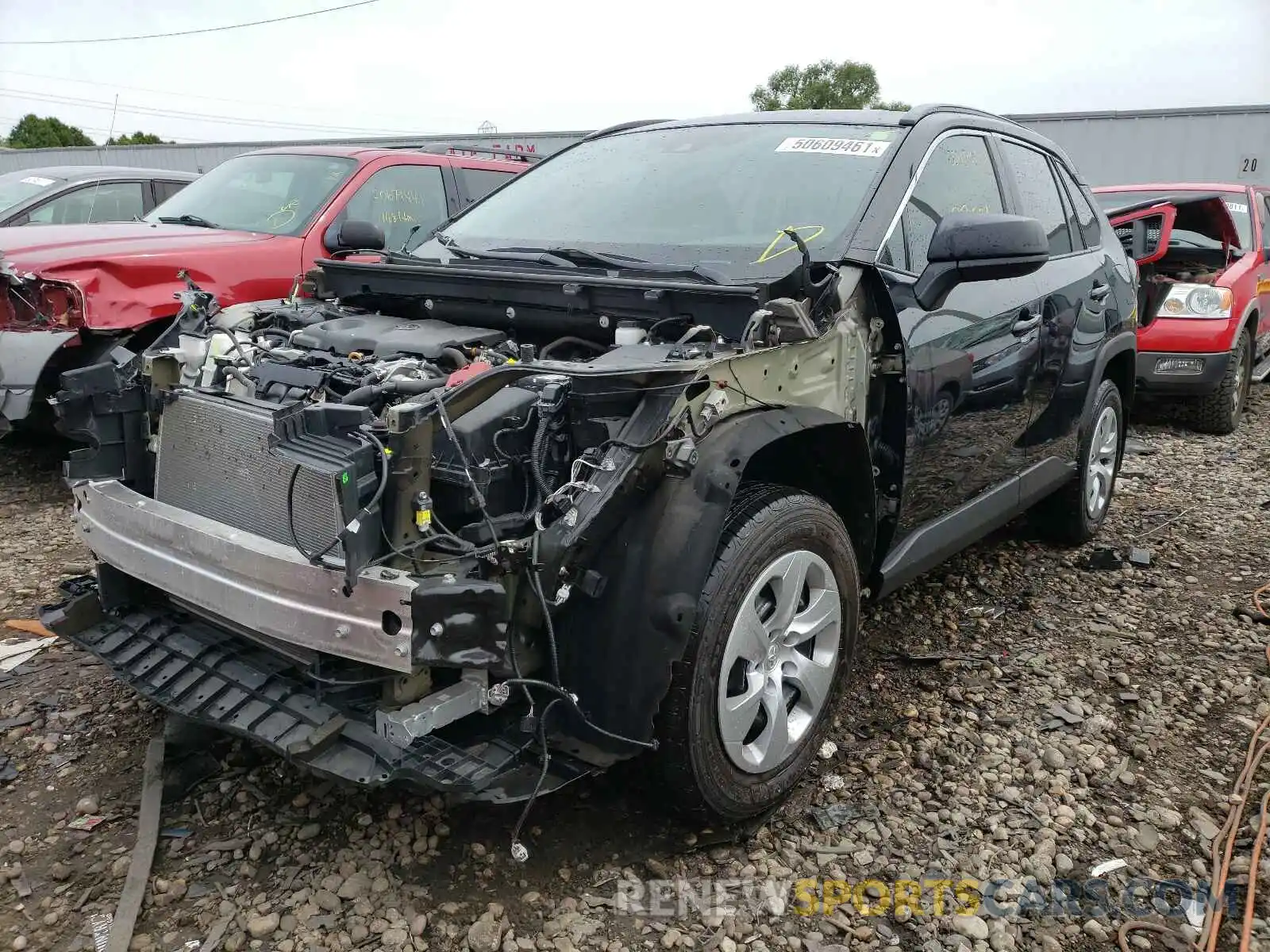 2 Photograph of a damaged car 2T3F1RFVXLC068628 TOYOTA RAV4 2020