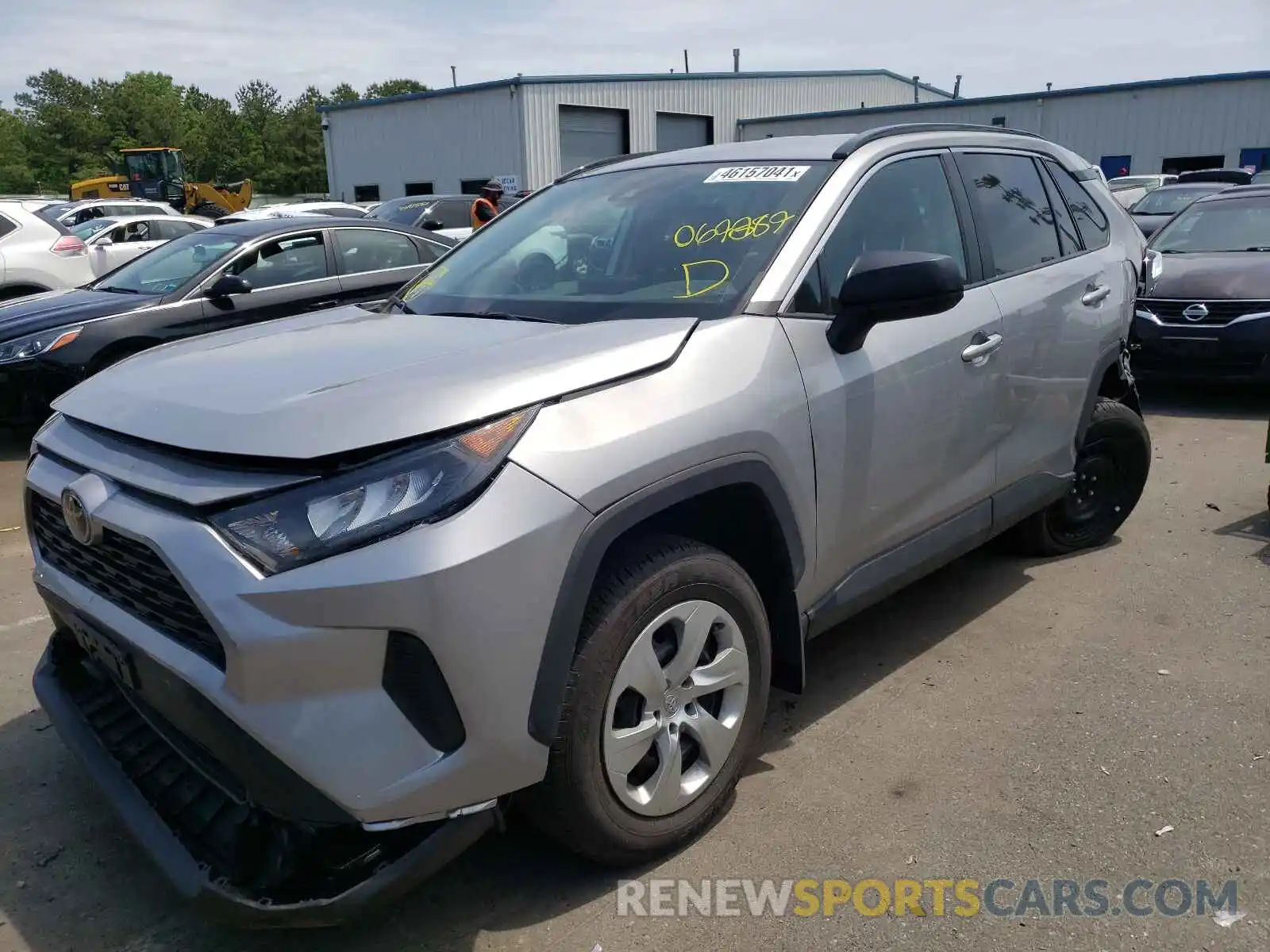 2 Photograph of a damaged car 2T3F1RFVXLC069889 TOYOTA RAV4 2020