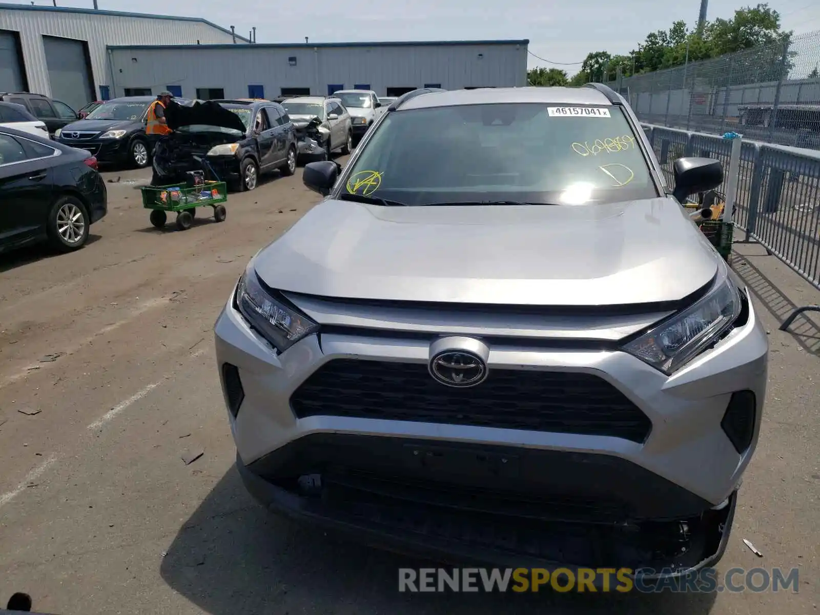 9 Photograph of a damaged car 2T3F1RFVXLC069889 TOYOTA RAV4 2020