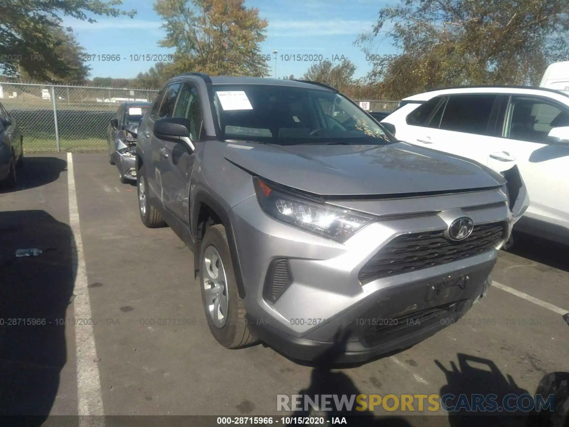 1 Photograph of a damaged car 2T3F1RFVXLC074140 TOYOTA RAV4 2020