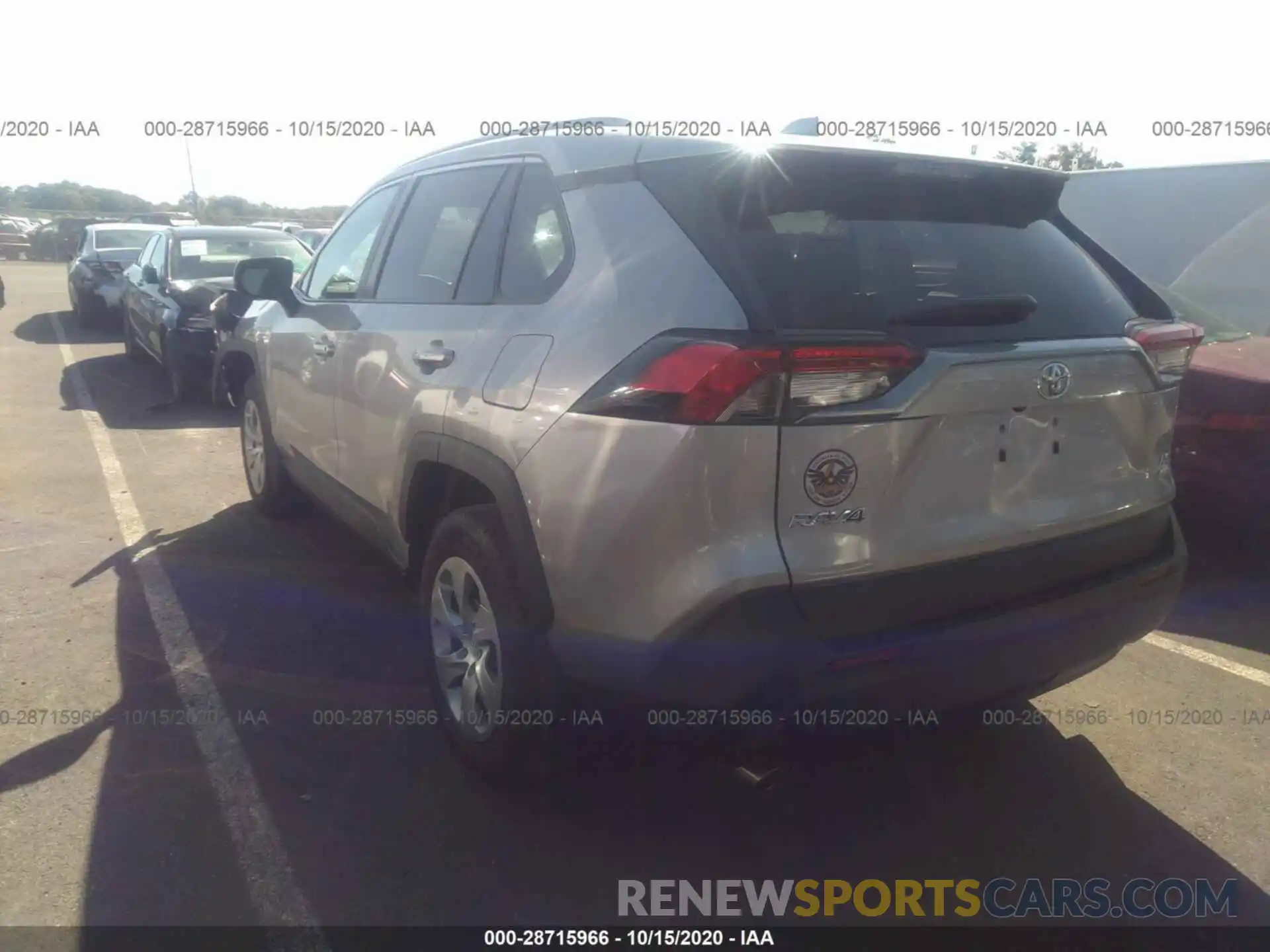 3 Photograph of a damaged car 2T3F1RFVXLC074140 TOYOTA RAV4 2020