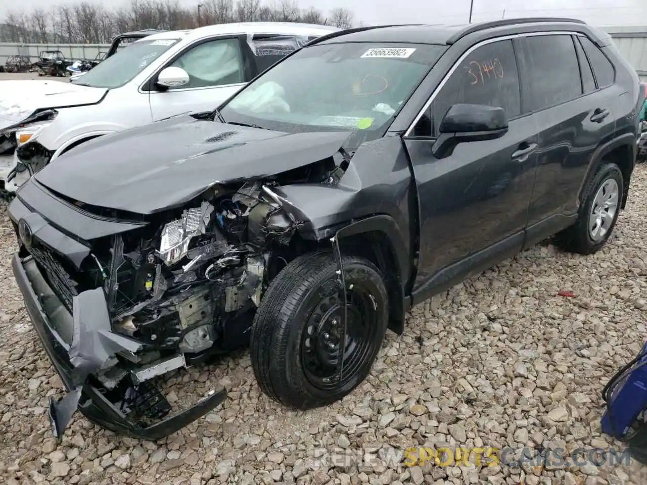 2 Photograph of a damaged car 2T3F1RFVXLC082609 TOYOTA RAV4 2020