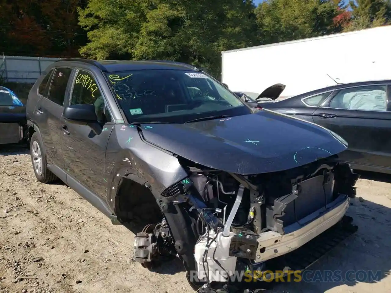 1 Photograph of a damaged car 2T3F1RFVXLC087308 TOYOTA RAV4 2020