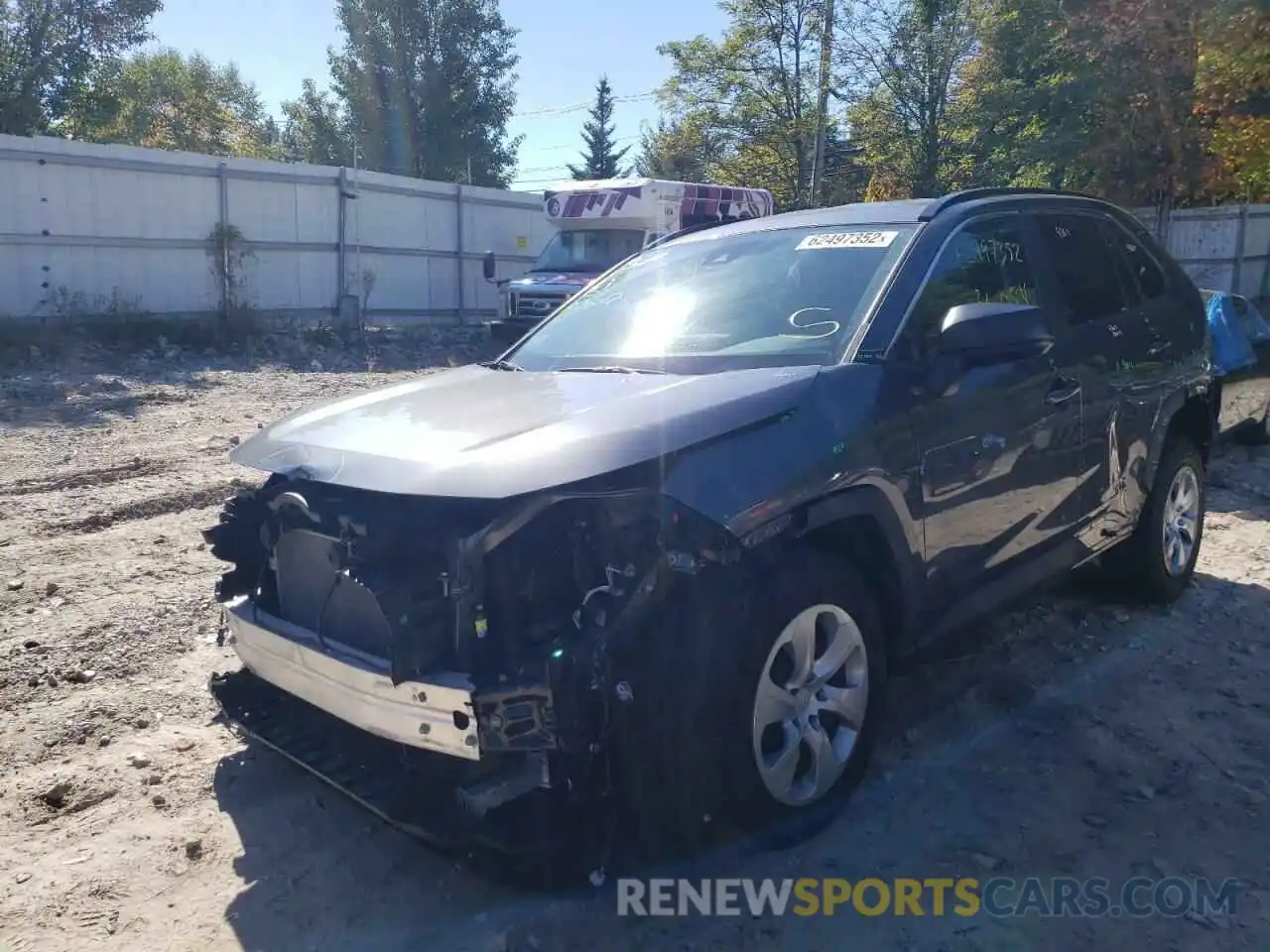 2 Photograph of a damaged car 2T3F1RFVXLC087308 TOYOTA RAV4 2020