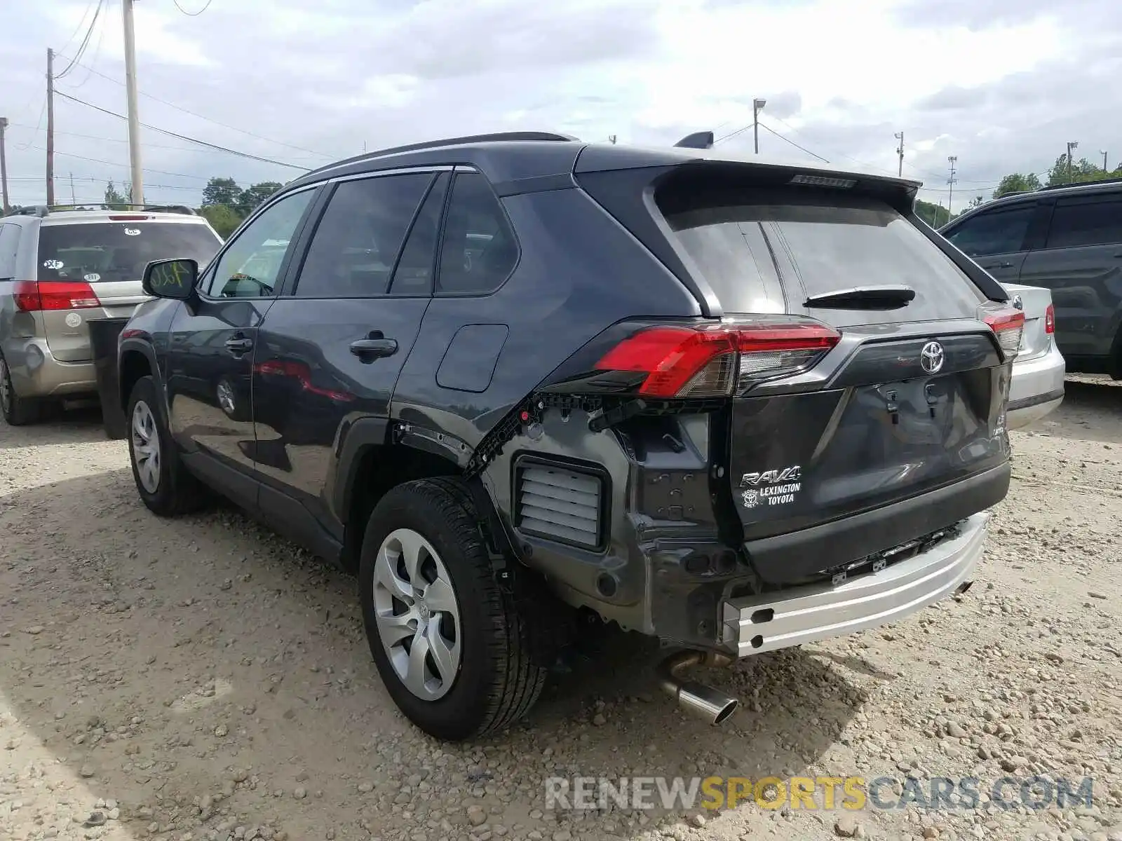 3 Photograph of a damaged car 2T3F1RFVXLC092766 TOYOTA RAV4 2020