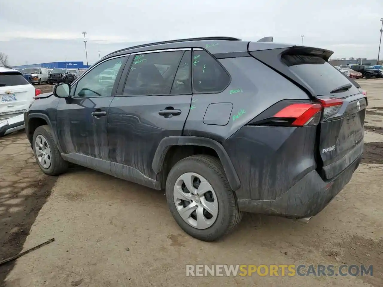 2 Photograph of a damaged car 2T3F1RFVXLC093710 TOYOTA RAV4 2020