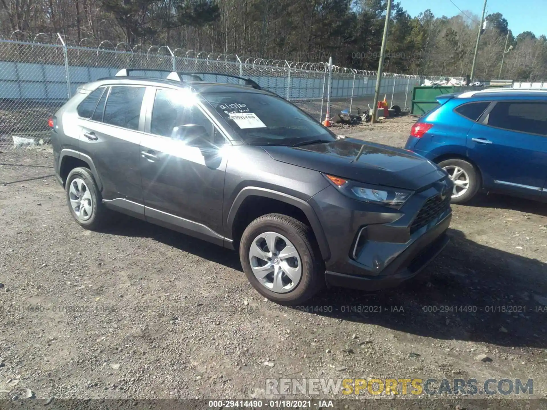 1 Photograph of a damaged car 2T3F1RFVXLC099443 TOYOTA RAV4 2020