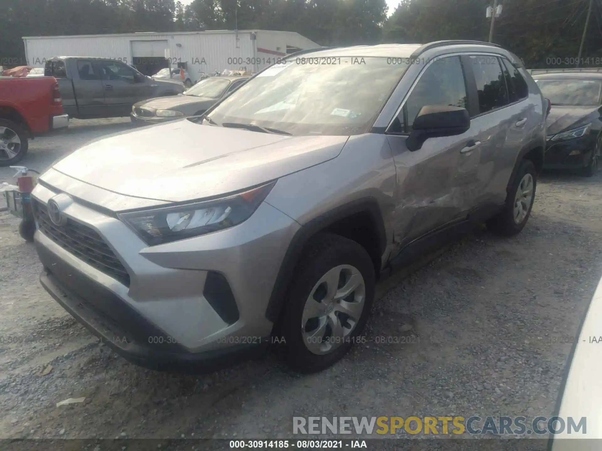 2 Photograph of a damaged car 2T3F1RFVXLC100400 TOYOTA RAV4 2020