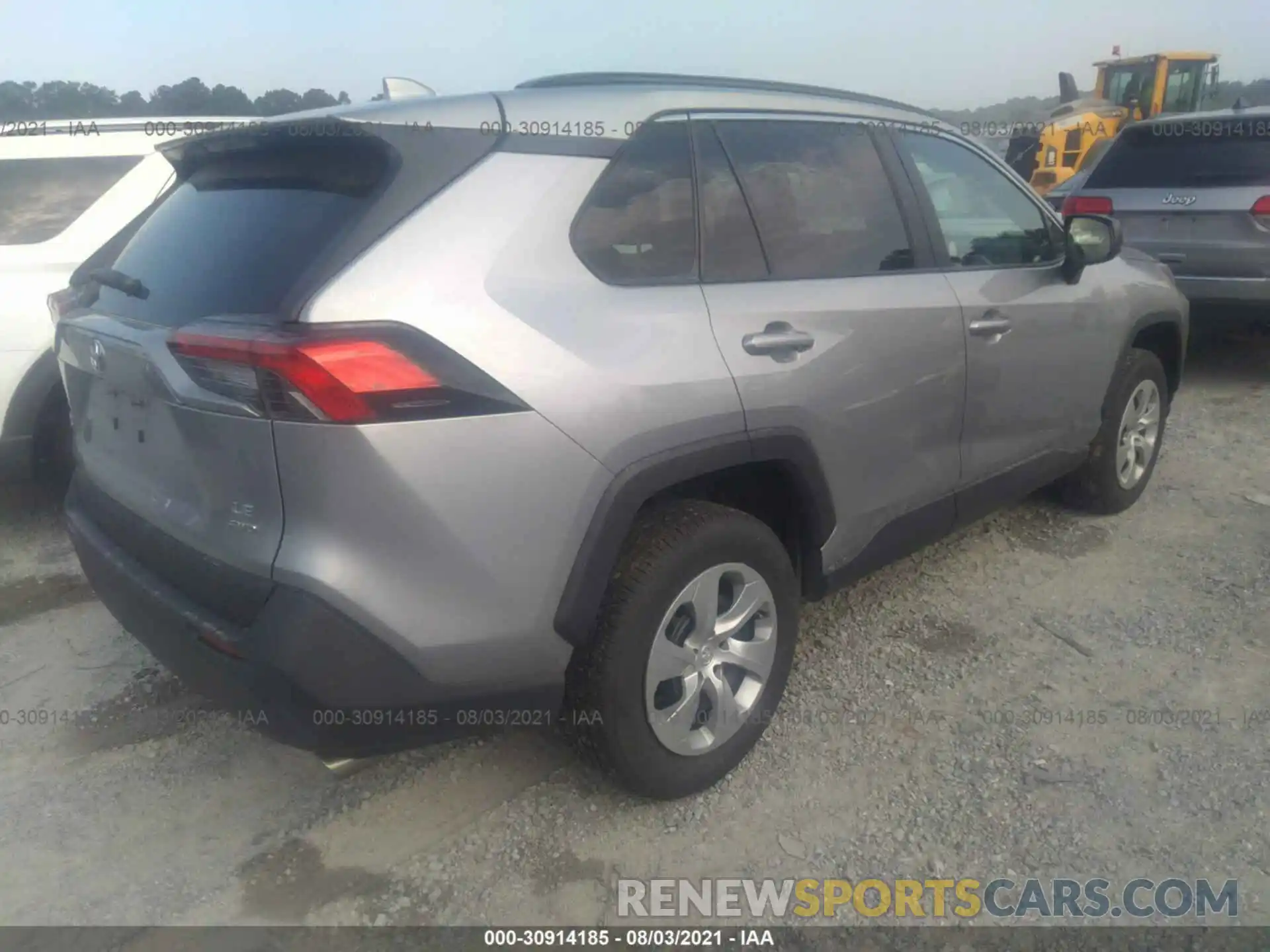 4 Photograph of a damaged car 2T3F1RFVXLC100400 TOYOTA RAV4 2020