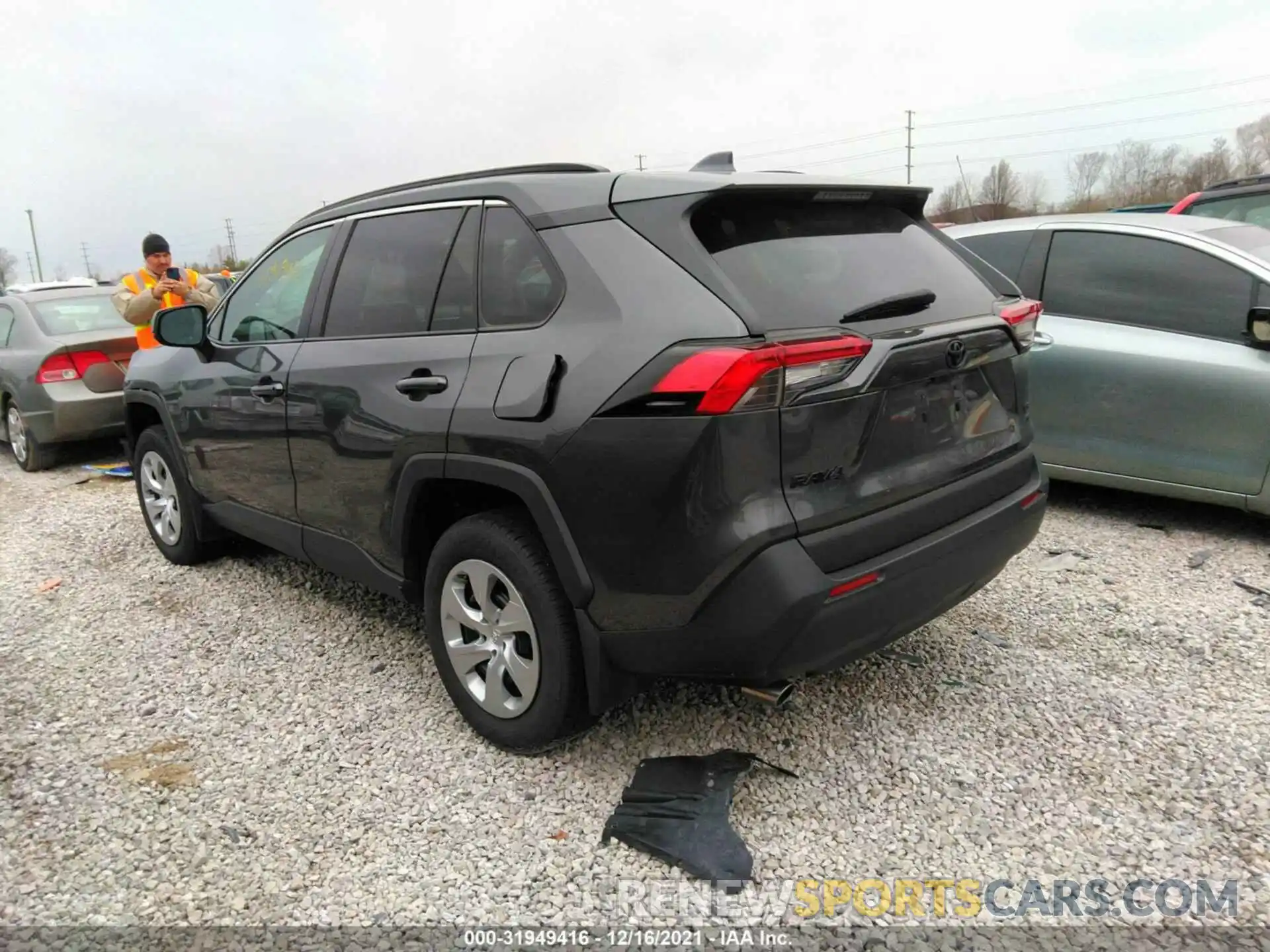 3 Photograph of a damaged car 2T3F1RFVXLC102342 TOYOTA RAV4 2020