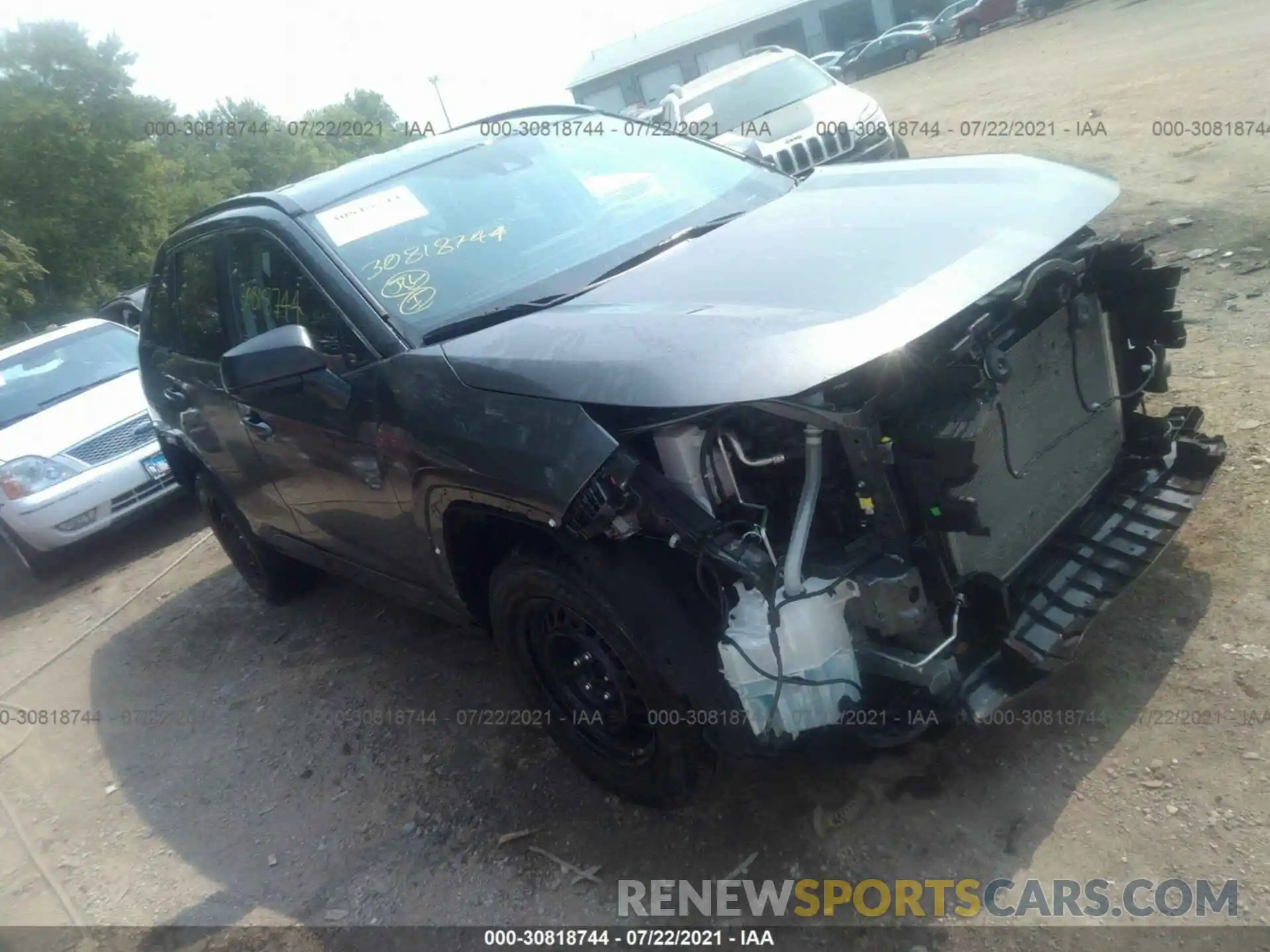 1 Photograph of a damaged car 2T3F1RFVXLC106116 TOYOTA RAV4 2020