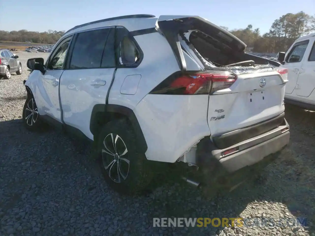 3 Photograph of a damaged car 2T3F1RFVXLC107623 TOYOTA RAV4 2020