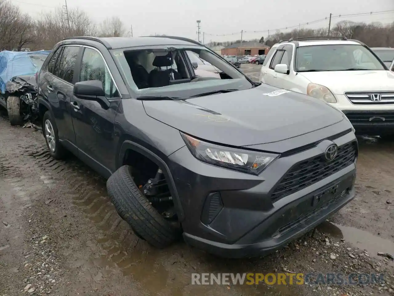 1 Photograph of a damaged car 2T3F1RFVXLC114085 TOYOTA RAV4 2020