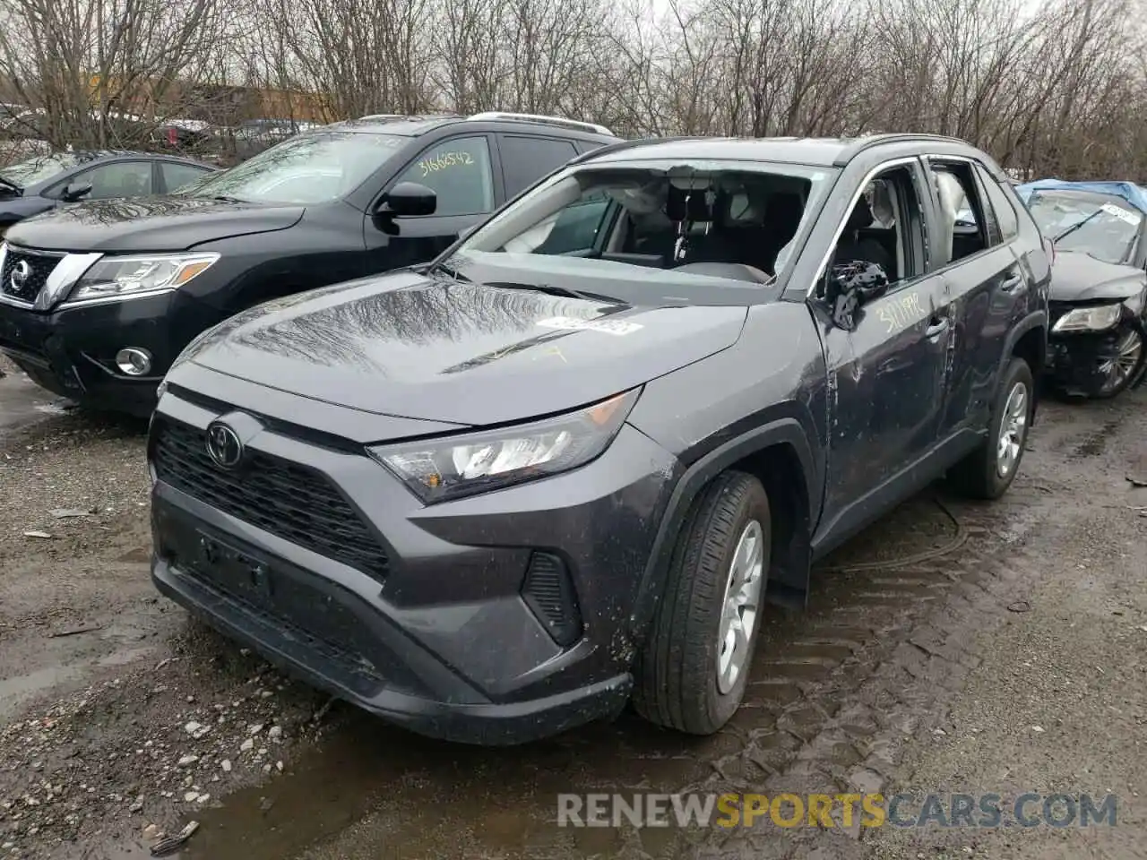 2 Photograph of a damaged car 2T3F1RFVXLC114085 TOYOTA RAV4 2020