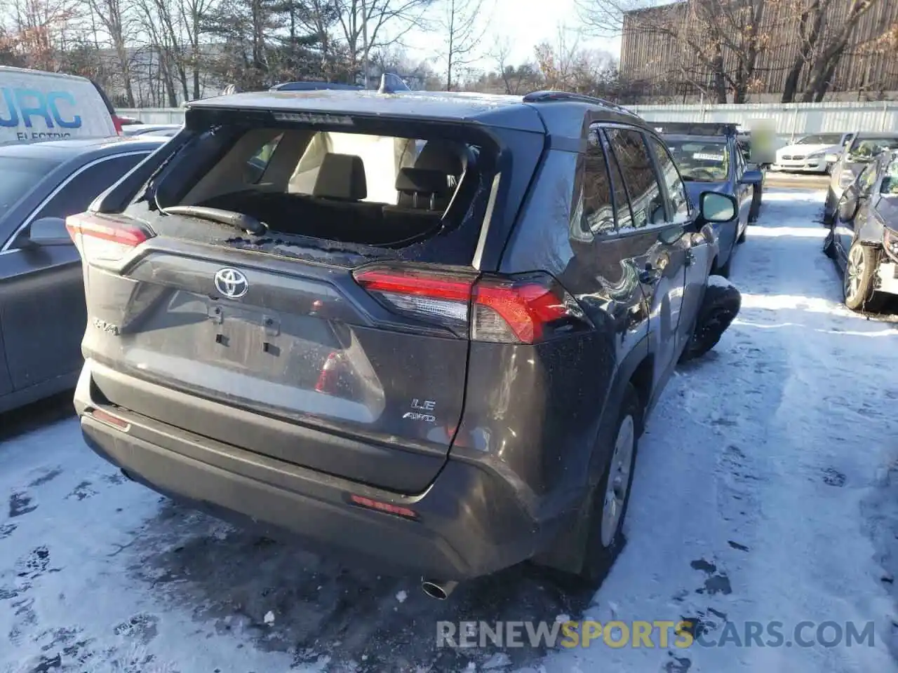 4 Photograph of a damaged car 2T3F1RFVXLC114085 TOYOTA RAV4 2020