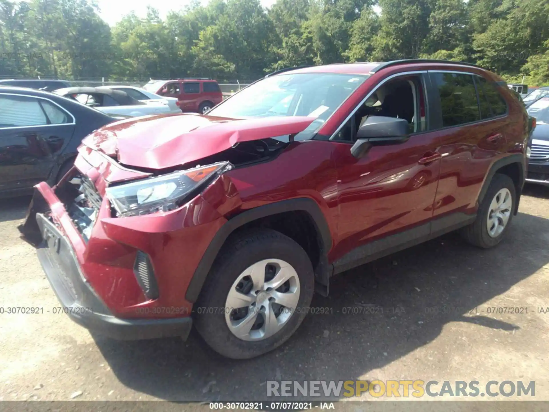 2 Photograph of a damaged car 2T3F1RFVXLC116600 TOYOTA RAV4 2020