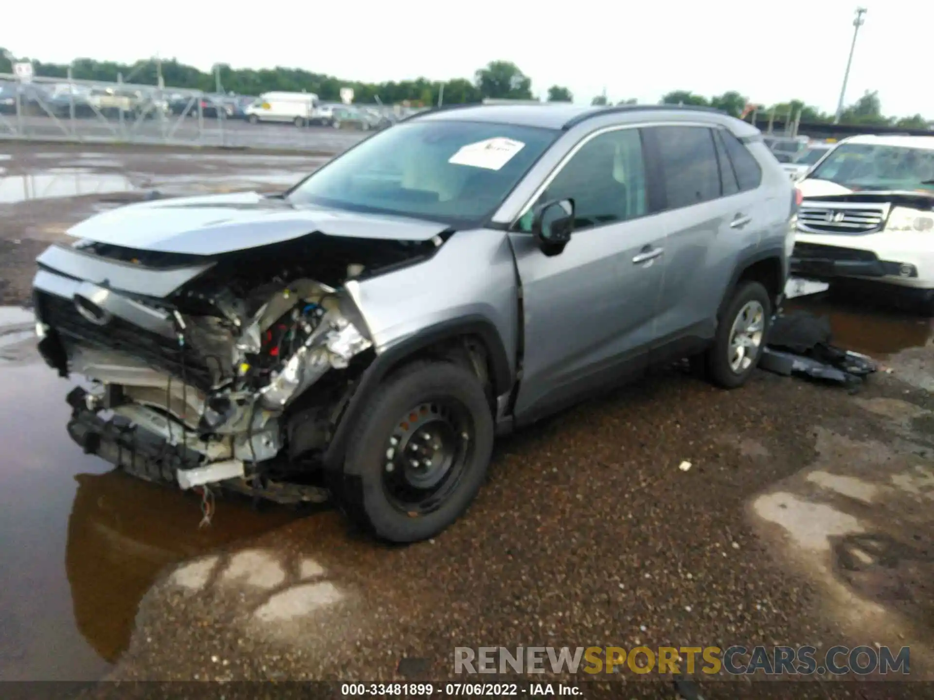 2 Photograph of a damaged car 2T3F1RFVXLC121974 TOYOTA RAV4 2020