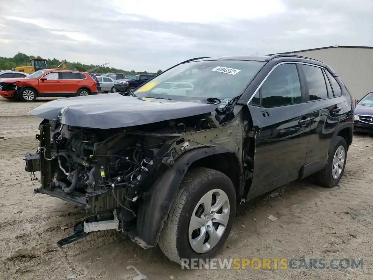 2 Photograph of a damaged car 2T3F1RFVXLC128360 TOYOTA RAV4 2020