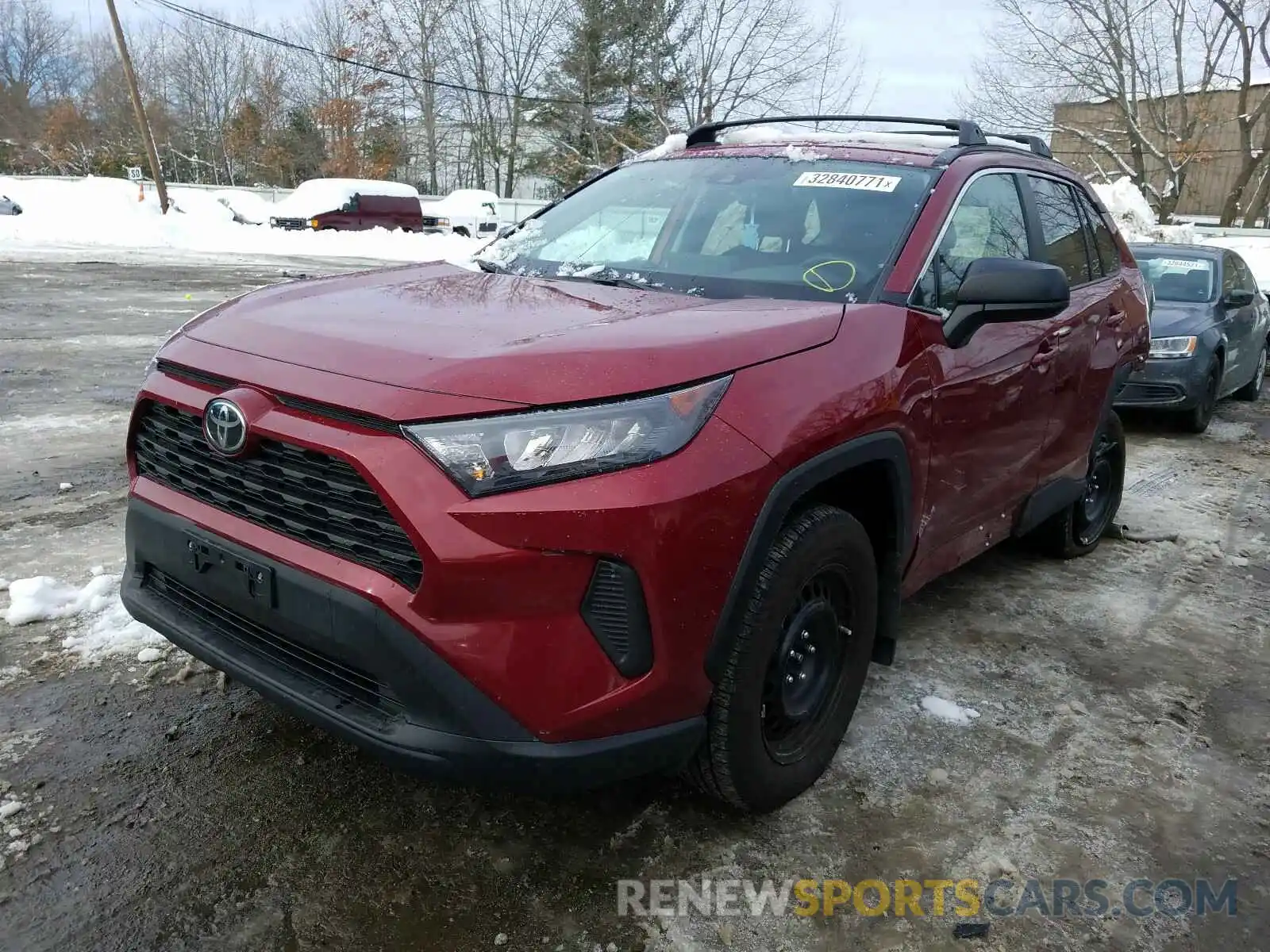 2 Photograph of a damaged car 2T3F1RFVXLC136152 TOYOTA RAV4 2020