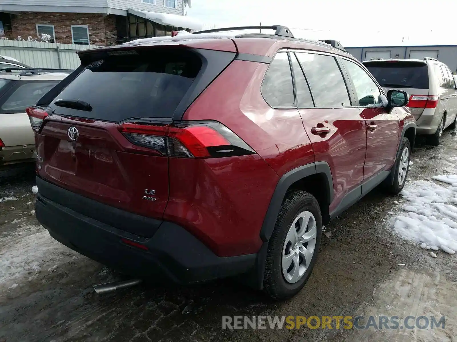 4 Photograph of a damaged car 2T3F1RFVXLC136152 TOYOTA RAV4 2020