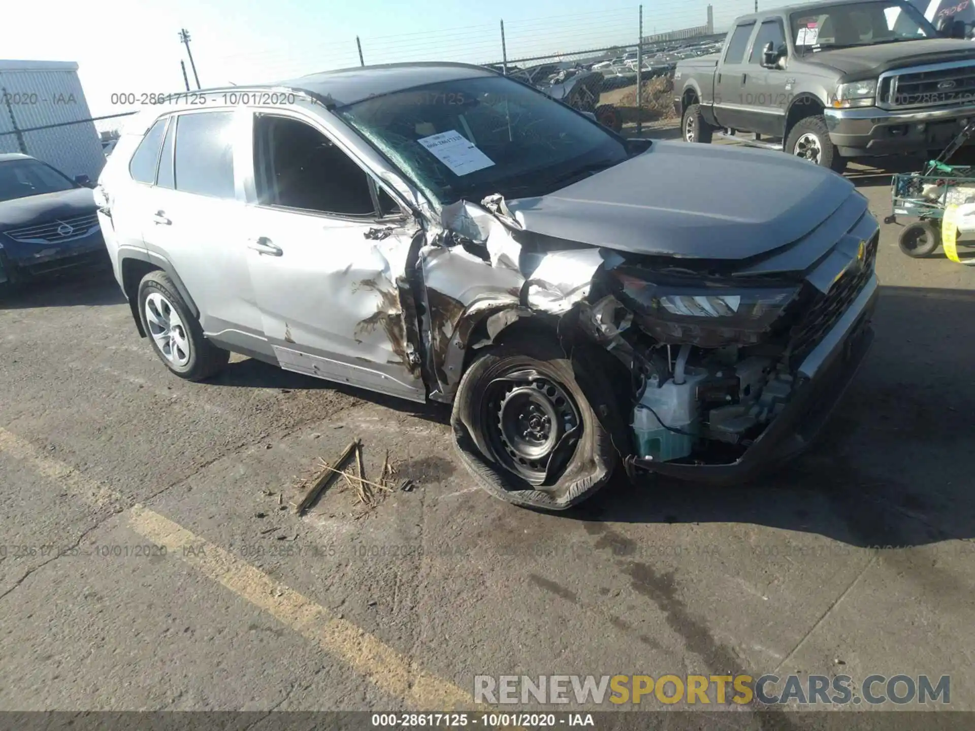 1 Photograph of a damaged car 2T3F1RFVXLW093415 TOYOTA RAV4 2020