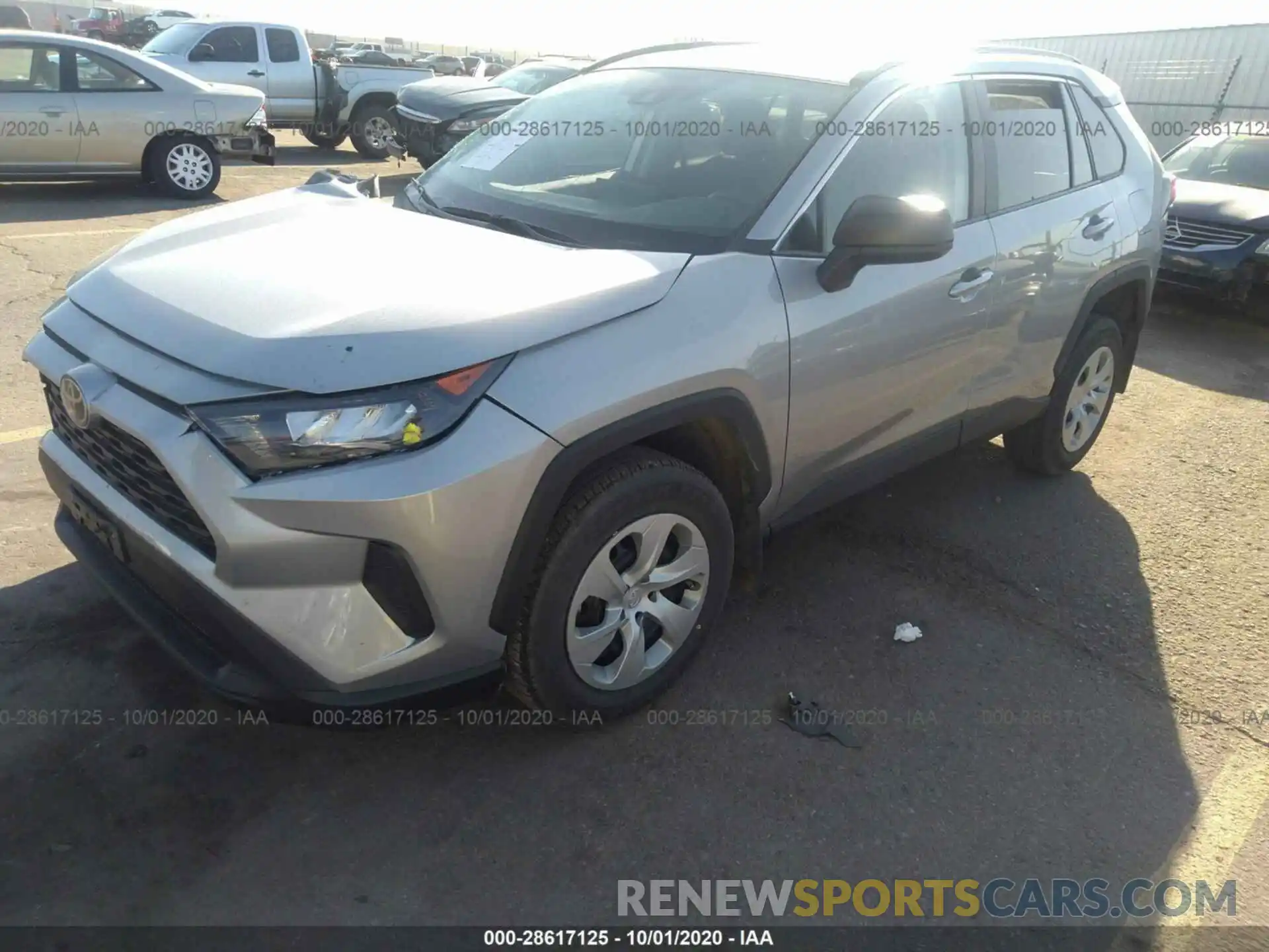 2 Photograph of a damaged car 2T3F1RFVXLW093415 TOYOTA RAV4 2020