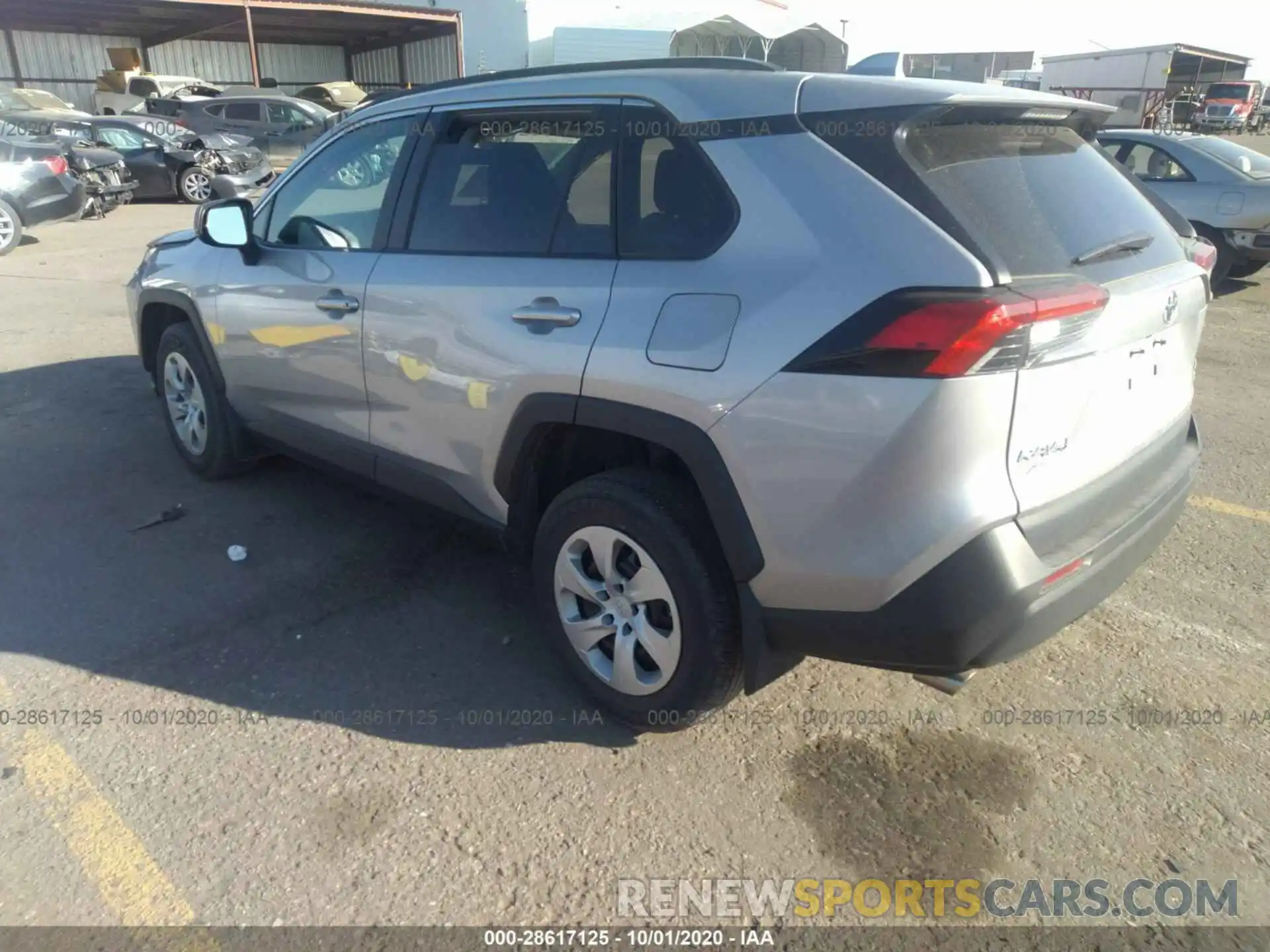 3 Photograph of a damaged car 2T3F1RFVXLW093415 TOYOTA RAV4 2020