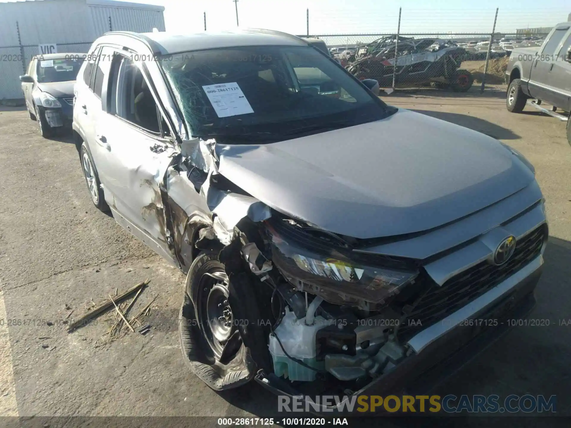 6 Photograph of a damaged car 2T3F1RFVXLW093415 TOYOTA RAV4 2020